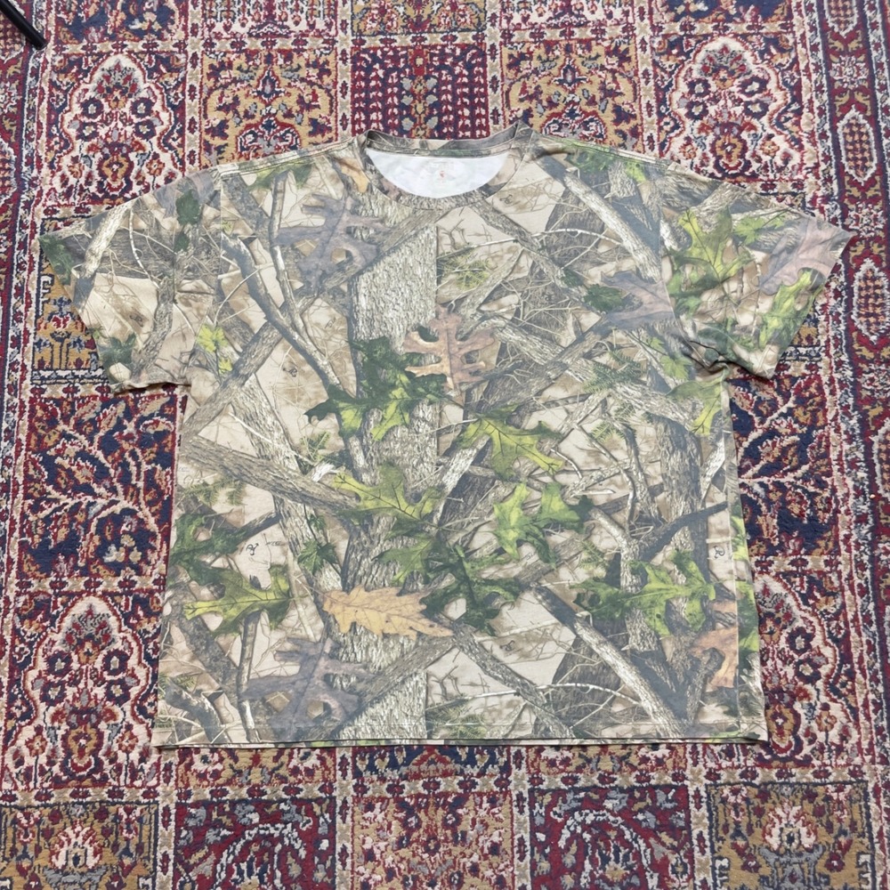 True Timber Real Tree Camouflage T Shirt Men's Short Sleeve‎ Outdoor Hunting XL